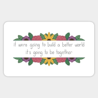 Better World Floral Sticker